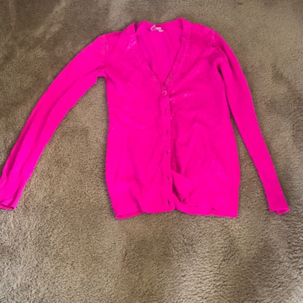 Pink Cardigan